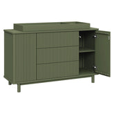 Pogo Tambour Assembled Dresser | Olive Dressers Babyletto 