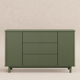 Pogo Tambour Assembled Dresser | Olive Dressers Babyletto 