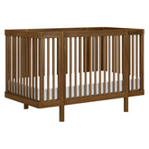 Pogo 8-in-1 Convertible Crib with All-Stages Conversion Kits | Natural Walnut Cribs & Toddler Beds Babyletto Natural Walnut M 