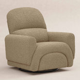 Rainbow Recliner and Swivel Glider in Teddy Loop | Latte Rocking Chairs Babyletto 