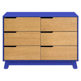 Hudson 6-Drawer Assembled Double Dresser | Cobalt and Honey Dressers Babyletto 