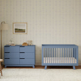 Hudson 6-Drawer Assembled Double Dresser | Cove Blue Dressers Babyletto 