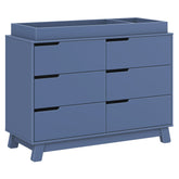 Hudson 6-Drawer Assembled Double Dresser | Cove Blue Dressers Babyletto 