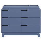 Hudson 6-Drawer Assembled Double Dresser | Cove Blue Dressers Babyletto 