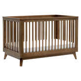 Scoot 3-in-1 Convertible Crib with Toddler Bed Conversion Kit | Natural Walnut Cribs & Toddler Beds Babyletto 