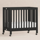 Origami Mini Crib - Black Cribs & Toddler Beds Babyletto 