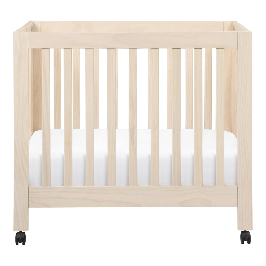 Origami Mini Crib - Washed Natural Cribs & Toddler Beds Babyletto 