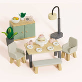 Wooden Dolls House Dining Room Dollhouse Furniture Le Toy Van, Inc. 