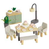 Wooden Dolls House Dining Room Dollhouse Furniture Le Toy Van, Inc. 