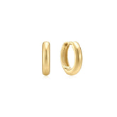 Micro Huggie Hoop Earrings Earrings eklexic 14K Gold Vermeil 