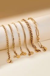 Micro Link Curb Chain Bracelet Bracelets eklexic 