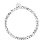 Micro Link Curb Chain Bracelet Bracelets eklexic SILVER 6.5" 