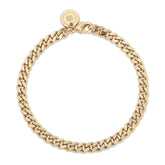 Micro Link Curb Chain Bracelet Bracelets eklexic GOLD 6.5" 