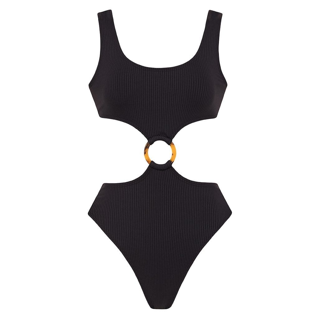 Black Rib Ky One-Piece One-Piece Montce 