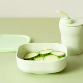 Sip & Snack: All Stages Cup and Bowl Set | Key Lime Kids Dinnerware Miniware 