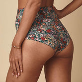 Mara Floral Added Coverage High Rise Bikini bottom Bikini Bottom Montce 