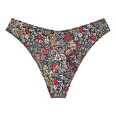 Mara Floral Lulu (Zig-Zag Stitch) Bikini Bottom Bikini Bottom Montce 