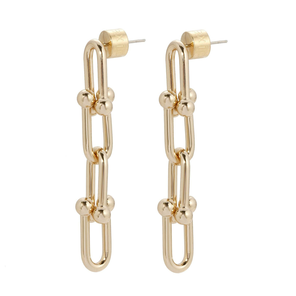 Margaux 4 Link Drop Earrings Earrings eklexic Gold 