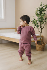 Jogger Pants | Mauve Bottoms Henry Drew Collection 