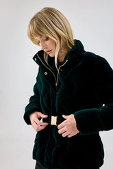 Maxim Puffer Jacket | Forest Green Outerwear Unreal Fur 