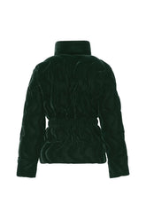 Maxim Puffer Jacket | Forest Green Outerwear Unreal Fur 