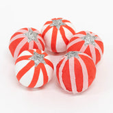 Peppermint Candy Surprise Balls Decorations Meri Meri 