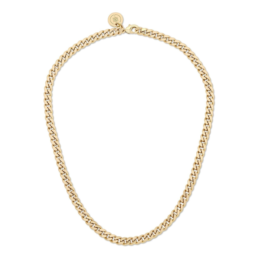 Micro Link Curb Chain Necklace Necklaces eklexic GOLD 14.5" 