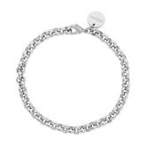 Micro Royal Rolo Chain Bracelet Bracelets eklexic SILVER 6.5" 