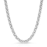 Micro Royal Rolo Chain Necklace Necklaces eklexic SILVER 14.5" 