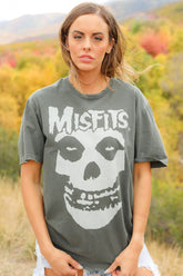 Misfits Distressed Sunkissed Tee T-Shirt People of Leisure Vintage Black XS 