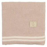 Duo Stripe Heather Knit Blanket Blanket montresorbebe 