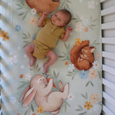 Enchanted Meadow Standard Size Crib Sheet Crib sheets Rookie Humans 