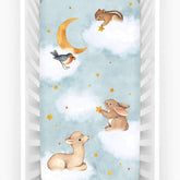 Goodnight Wonderland Standard Size Crib Sheet Crib sheets Rookie Humans 