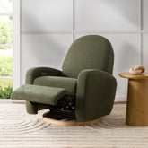 Nami Electronic Recliner and Swivel Glider Recliner | Olive Boucle Babyletto 