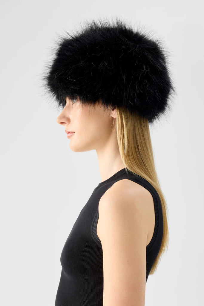 Natasha Hat | Black Hats Unreal Fur 