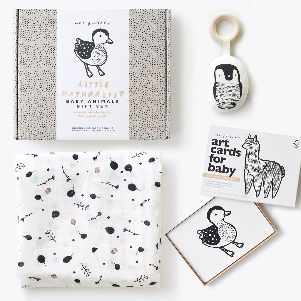 Newborn Baby Gift Set - Baby Animals Gift Sets Wee Gallery 