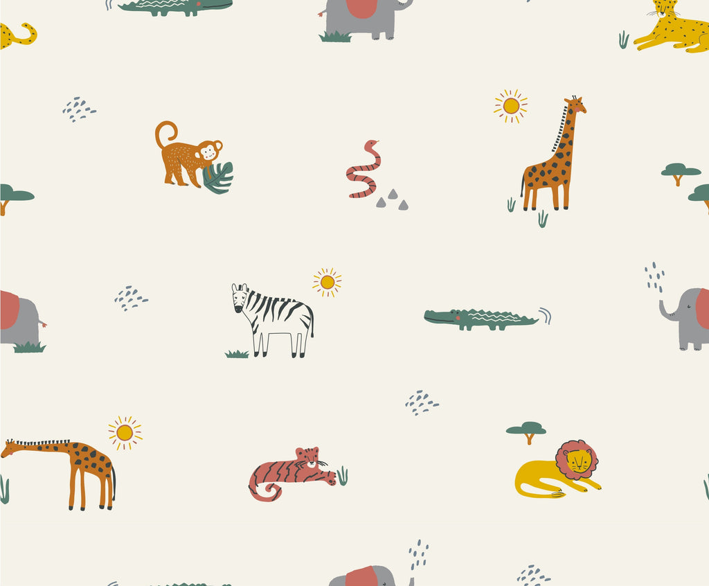 Animaux de Safari Muslin Swaddle Blanket Swaddles MON AMI 