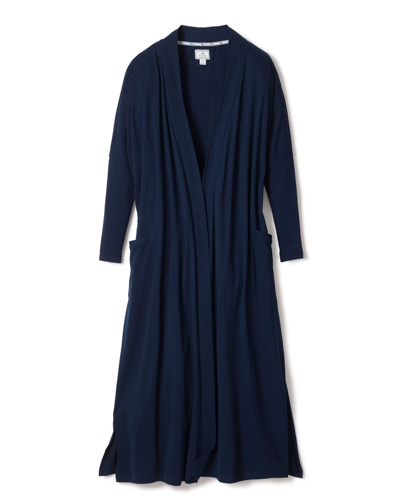 Women's Pima Duster | Navy Robes Petite Plume 