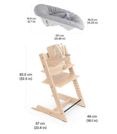 Tripp Trapp® High Chair² Natural and Newborn Set | Natural High Chairs & Booster Seats Stokke 