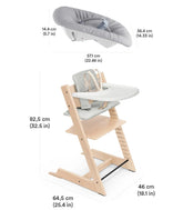 Tripp Trapp® High Chair² White, NorGreyCush, Newborn, Tray | White High Chairs & Booster Seats Stokke 