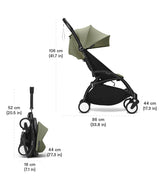 Stokke YOYO³ bundle 6+ months | Black on Black Stroller Stokke 