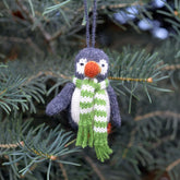 Puffin Ornament- set of 3 Christmas Ornaments Melange Collection 