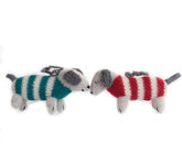 Dachshund Ornaments - set of 6 Christmas Ornaments Melange Collection 