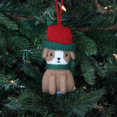 Christmas Puppy Ornaments, set of 3 Christmas Ornaments Melange Collection 