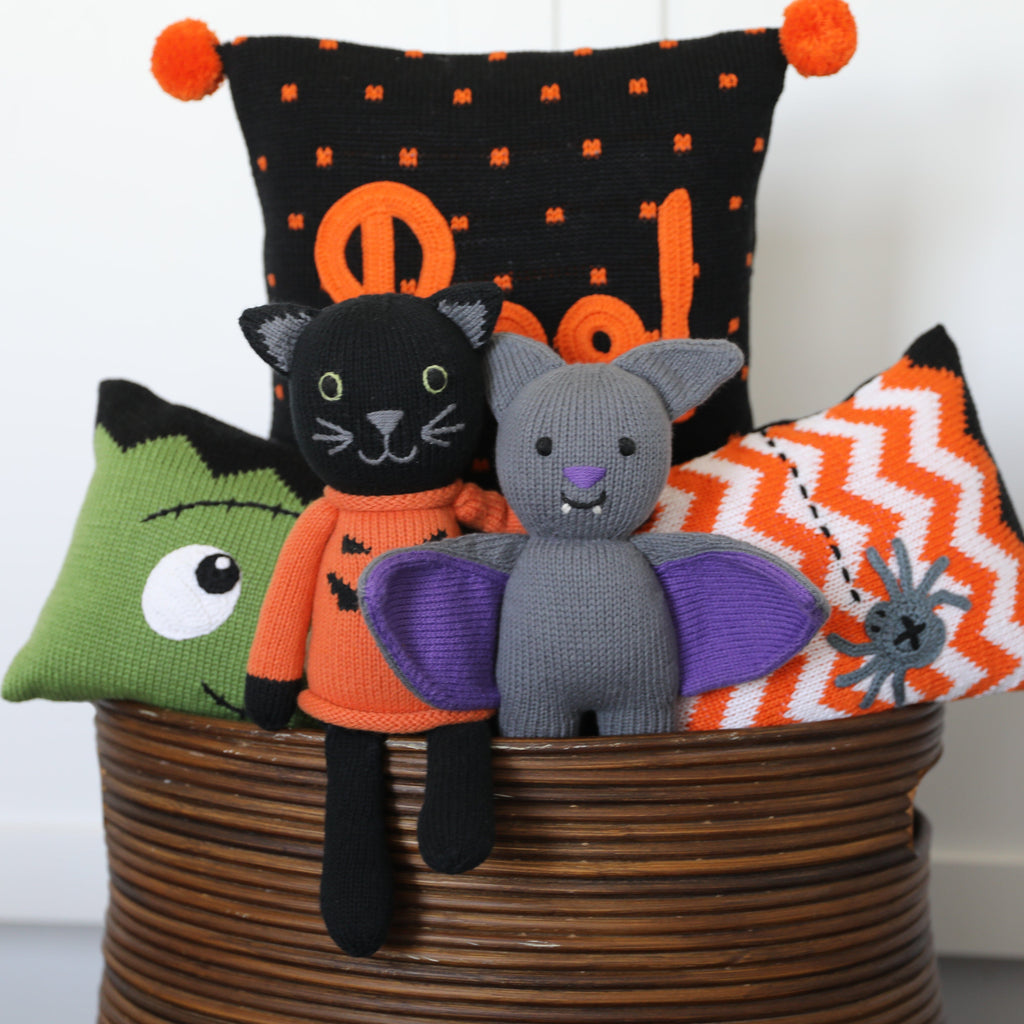 Boo 10" Pillow by Melange Collection Melange Collection 