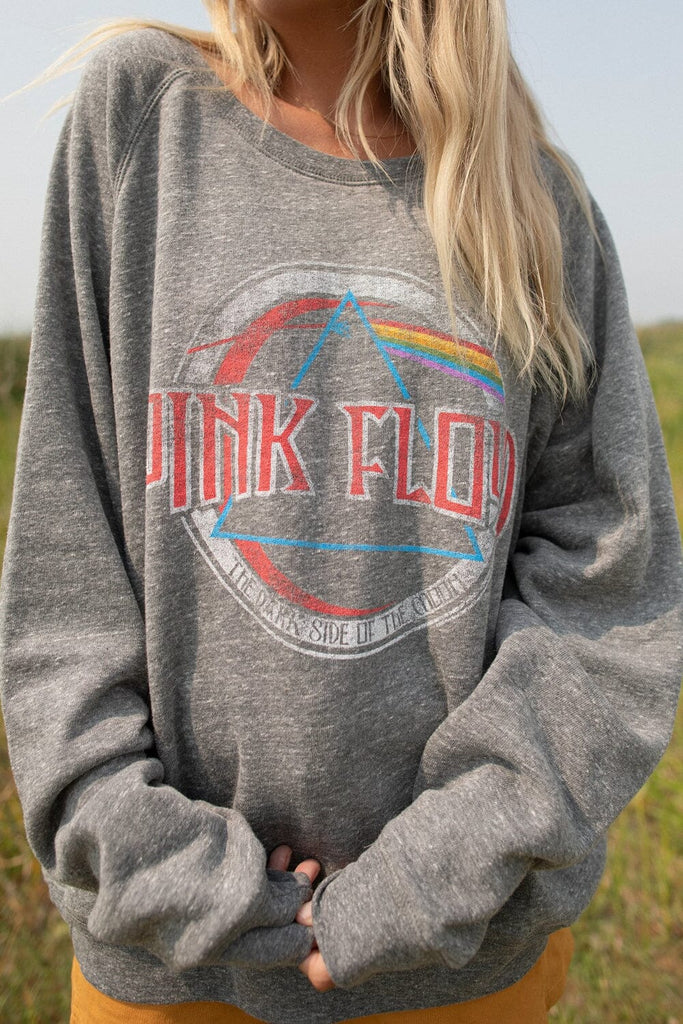 Pink Floyd Oversized Sweatshirt Sweatshirts People of Leisure Gray S 