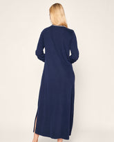 Women's Pima Harlow Nightgown in Navy Women's Nightgown Petite Plume 