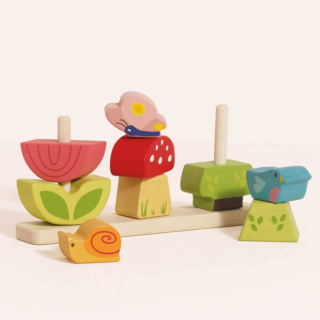 Stacking Woodland Garden Emotional Development Le Toy Van, Inc. 