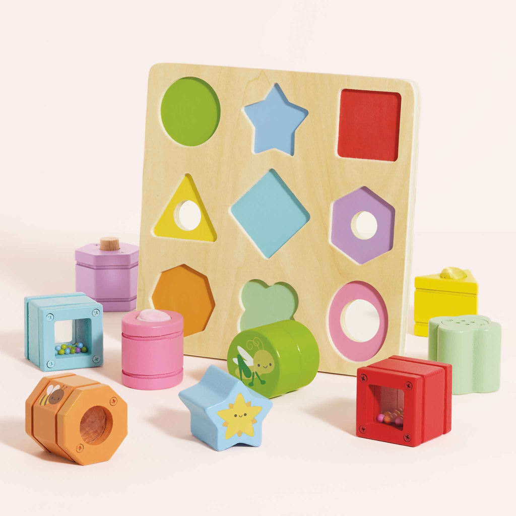 Rainbow Sensory Shape Sorter Emotional Development Le Toy Van, Inc. 