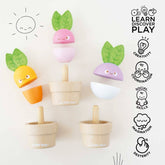 Stacking Wooden Veggies Emotional Development Le Toy Van, Inc. 